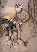 Edouard Vuillard Mrs. Vial painting